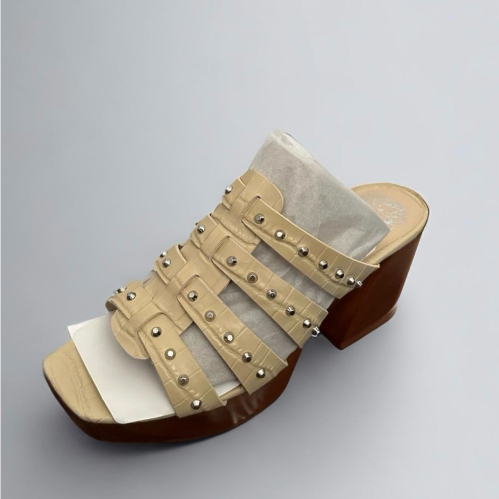 Vince Camuto Spiked Bone Croco Heels | Size 8 | New With Box